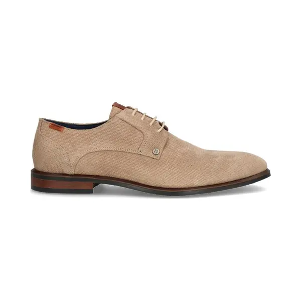 Berkelmans Oran Piedra Print P990 Nette Veterschoenen Beige Leer Heren - Beige - 43 thumbnail