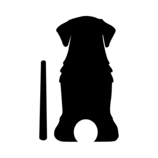Jesners Labrador Achter Ruitenwisser Auto Sticker | Labrador Retriever | Golden Retriever | Achterwisser | Autowisser