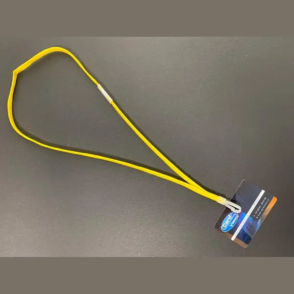 Card Vision Huismerk Keycord Met Plastic J Clip Geel thumbnail