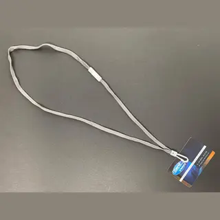 Card Vision Huismerk Keycord Met Plastic J Clip Grijs