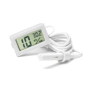 Digitale Hygrometer En Thermometer In 1-inclusief Batterijen-luchtvochtigheidsmeter-thermometer- Digitaal - Wit