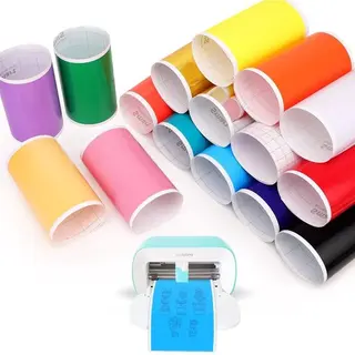 #1 15 Stuks - Smart Zelfklevend Vinyl Permanent - Cricut Joy - Plotterfolie - Zelfklevende Vinylfolie - 30 X 14 Cm - 3 Transferfolie - Creatief Handwerk