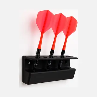 Yuom Dartpijl Houder – Standaard Voor 6 Dartpijlen – Dartpijl Opbergstandaard – Zwart