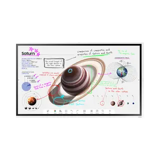 Samsung WM55B interactive whiteboard 139.7 cm (55") 3840 x 2160 pixels Touchscreen Grey, White