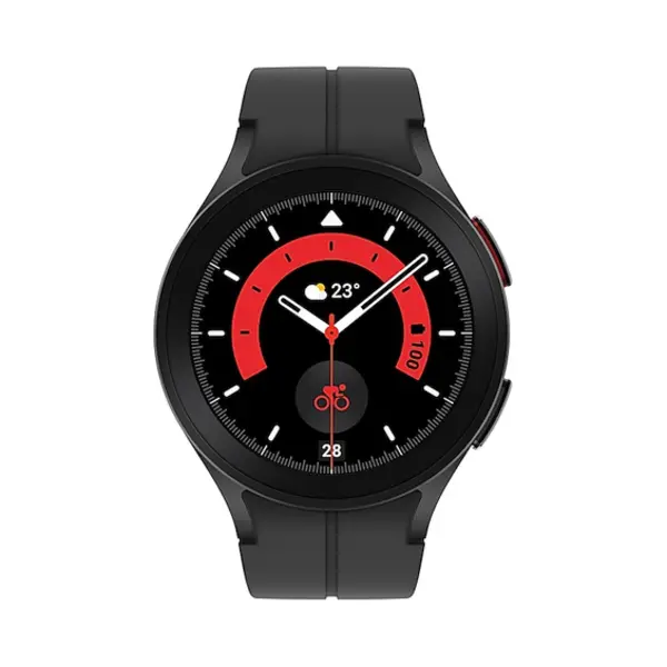 Samsung Galaxy Watch5 Pro 3,56 cm (1.4") Oled 45 mm Digitaal 450 x 450 Pixels Touchscreen 4G Zwart Wifi Gps thumbnail