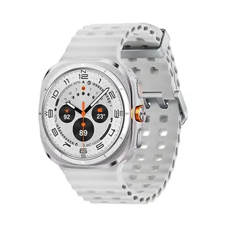 Samsung Galaxy Watch Ultra 3,81 cm (1.5") Amoled 47 mm Digitaal 480 x 480 Pixels Touchscreen 4G Titanium, Wit Wifi Gps