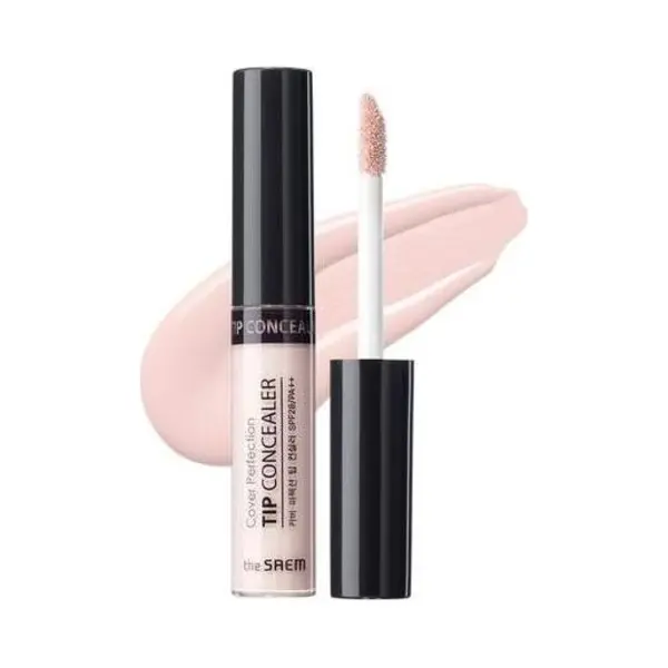 the Saem Thesaem Cover Perfection Tip Concealer SPF28 Pa++ 6, 5g # Aufheller - Strahlender Highlighter, Korrigierend Und Aufhellend, Verfärbungen Und Dunkle thumbnail