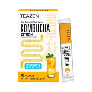 Teazen Koreaanse Kombucha Citron Yuzu – Aziatische Citrus Boost