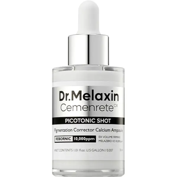 Dr.Melaxin Cemenrete Picotonic Shot Calcium Serum For Firming Density Collagen Serum Even Skin Tone & Skin Clarity Anti-Aging Dark Spot Care 1.01 thumbnail