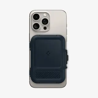 Spigen MagSafe Card Holder Lock Fit (MagFit) Zwart