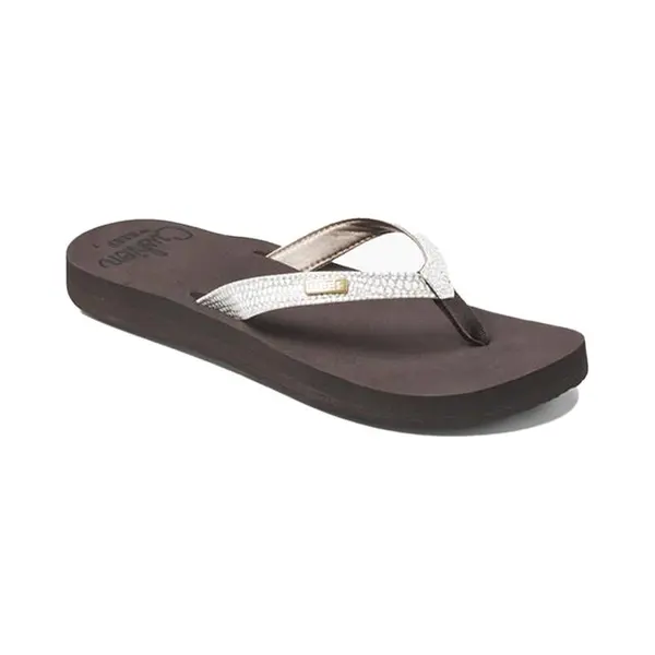 Reef Star Cushion Sassy, Damen Zehentrenner, Mehrfarbig (Brown/White Bnw), 37.5 Eu (5 Uk) thumbnail