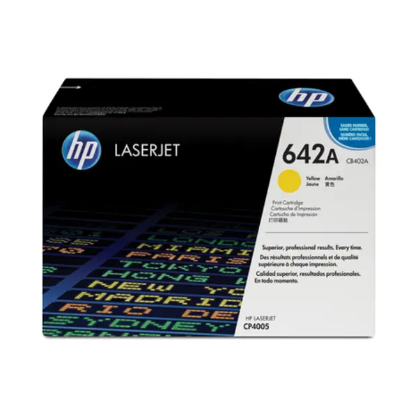 Hp 642A Yellow Original LaserJet Toner Cartridge Tonerkartusche 1 Stück(e) Gelb thumbnail