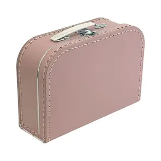 Kinderkoffer Roze 30 Cm - Logeerkoffer - Kartonnen Koffer - Kinder Koffertje Kartonnen - Speelkoffer - Poppenkoffer- Opbergen - Cadeau - Decoratie