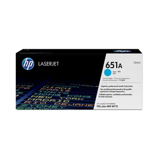 Hp 651A originele cyaan LaserJet tonercartridge