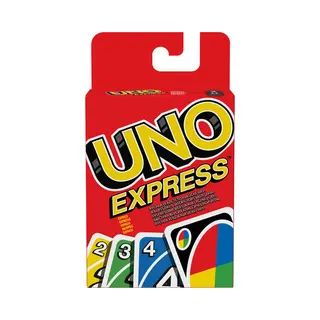 Mattel Games Uno Express Kaartspel Spel met als doel het uitspelen van alle kaarten (zoals "pesten")