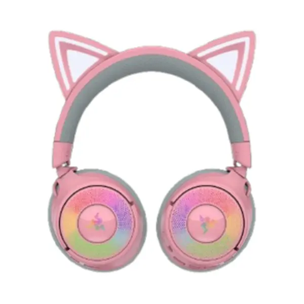 Razer Kraken Kitty V3 Pro - Quartz Headset Wired & Wireless Head-band Gaming Usb Type-A Bluetooth Rose thumbnail