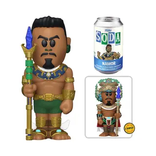 Funko Vinyl Soda, Marvel Black Panther Wakanda Forever - Namor - 1/6 Odds For Rare Chase Variant - Marvel Comics - Collectable Vinyl Figure - Gift