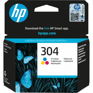 Hp 304 Tri-color Original Ink Cartridge