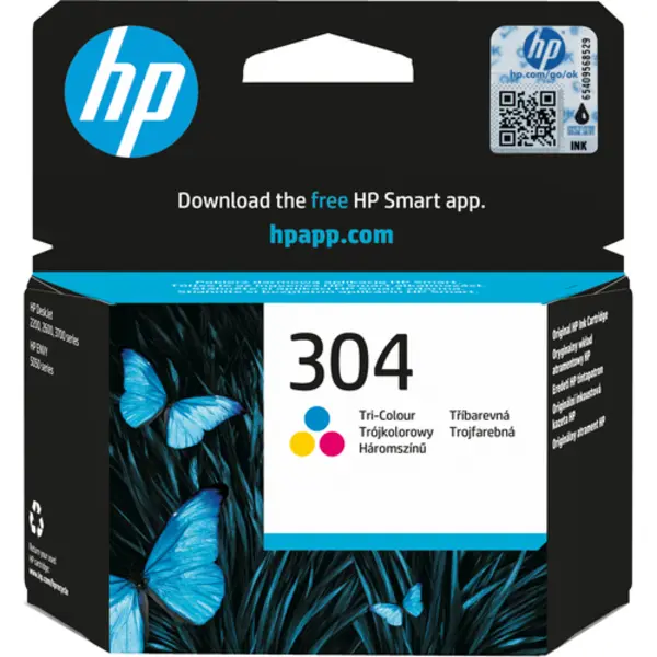 Hp 304 Tri-color Original Ink Cartridge thumbnail