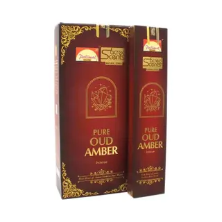 Parimal Pure Amber Oudh Wierookstokjes - 24 Gram - 6 Pakjes Per Doos