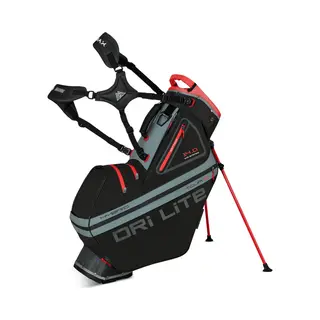Big Max Dri Lite Hybrid Tour 2 - Waterwerende Golftas - Standbag - Zwart Grijs