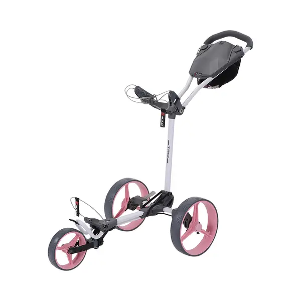 Big Max Blade Trio 3-Rad Golftrolley Ultra Flach 2023 (weiß/pink) thumbnail