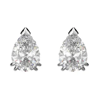 Swarovski Stilla Stud earrings Metal White