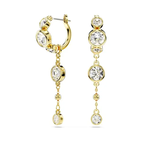 Swarovski 5680097 oorbel Clipoorbellen Metaal Goud, Wit thumbnail