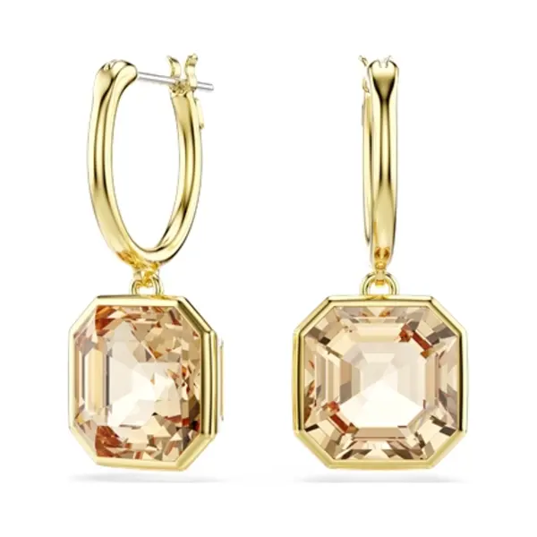 Swarovski Millenia - Dames Oorbellen - Transparant & Goudkleurig thumbnail