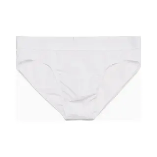Hom Herren Slip Weiß Baumwolle & Mix Unifarben