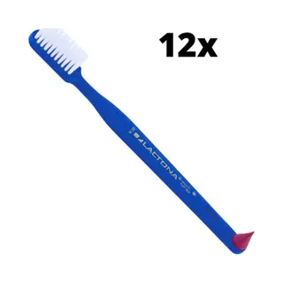 Lactona Nylon M39 Soft Met Tip- 12 Stuks - Tandenborstel - Voordeelverpakking