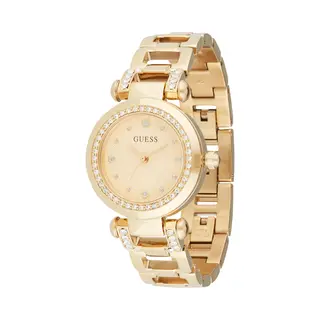 Guess Ginger - Dames Horloge - Goudkleurig Met Band