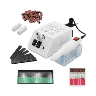 Nagelfrees - Elektrische Manicure En Pedicure Set - Elektrische Nagelvijl Set - 20000 Rpm Pro Desktop - 6x Standaard Schuurkappen - Links- En Rechts
