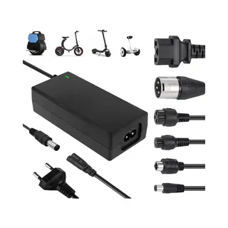 Oplader Elektrische Scooter - 36V/42V 2A Lader Met 6 Connectoren - 84W