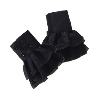 Afneembare Mouwen - Manchetten - Polsmanchetten Voor Dames, Dames En Tieners - Kanten Mouwen Bruiloft Decoratie Armband Handmanchet Met Elastische