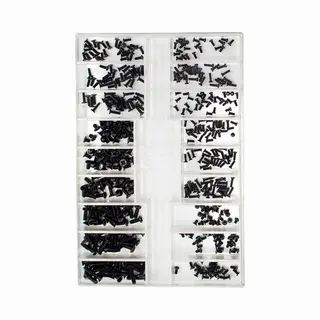 Schroefset - 500 Stuks - M1, 2 T/m M2 - Schroeven Set - Verzonken Kop - Platte Kop - Ronde Kop - Diy Assortiment - Schroefjes Metrisch - Micro
