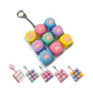 Keyboard Fidget Toy - Fidget Toys - 9-in-1 Keyboard Fidget Clicker - Toetsenbord Speelgoed - Sleutelhangers - Sensorisch Antistress Speeltje -