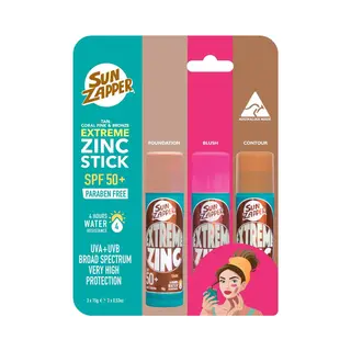 Sun Zapper Extreme Beauty Pack Zinc Stick Spf 50+
