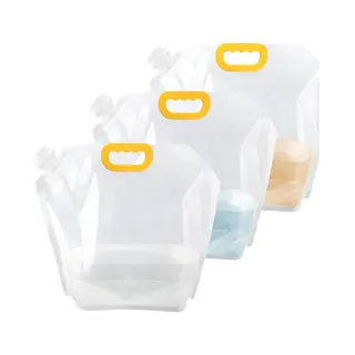 3 Stuks - Wateropslagzak - Wateropbergtas - Waterzak - Water Tas - Opvouwbare Nood Waterzak - 10L Lekvrije - Vriesbestendige Kampeer Waterzak -