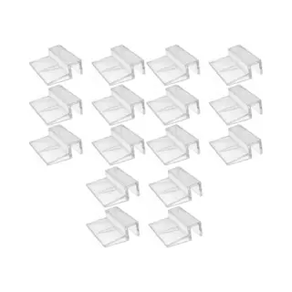Aquarium Clip - 16 Stuks - Aquarium Houders - Kunststof - Acryl Aquarium Deksel Clip - Aquarium Glazen Deksel Clip - Glasdeksel Beugel - Universele -