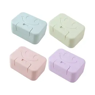 Zeephouders - Voor Op Reis Waterdicht - 4 Stuks Met Deksel - Voor Thuis Badkamer Reizen Kamperen - Zeephouder Voor Vakantie En Reizen - Draagbare Bar