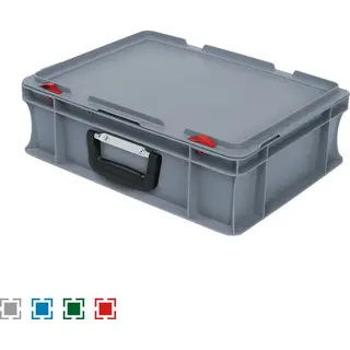 Alpac Kunststof Opbergkoffer - Hobbykoffer - Viskoffer - 400 X 300 X 133 Mm - 10L - Grijs