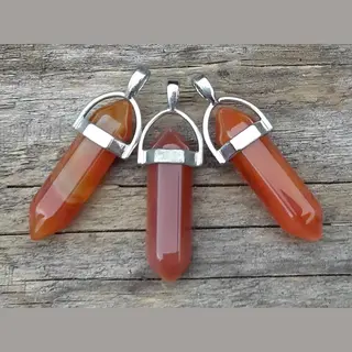 Transaxle 'De Kristalmijn' Edelsteen Carneool - Pendel - Healing Punt Hanger