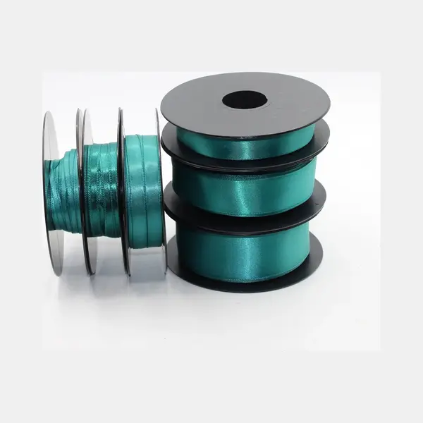 25 Meter Dubbelzijdig Satijnlint, Breedte 6MM, Kleur Jade thumbnail