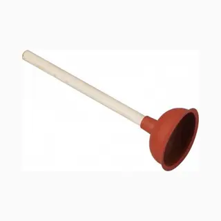 Ontstoppers Ontstopper Rubber Met Steel - Ontstopt Gootsteen Toiletten & Sanitair - 1 Stuk