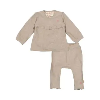 B.E.S.S. Baby Meisjes Kledingset, Shirt En Legging Maat 56