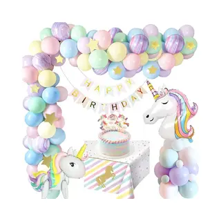 Eenhoorn Versiering - Unicorn Feestartikelen & Decoratie Voor Verjaardag