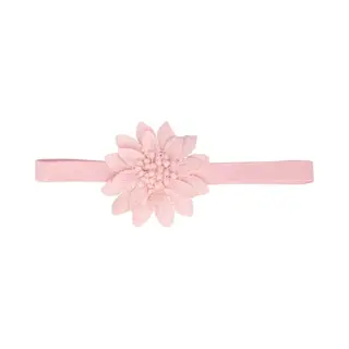 Haarsoires Haarband Bloem - Gehaakt 10cm - Pastel – Roze