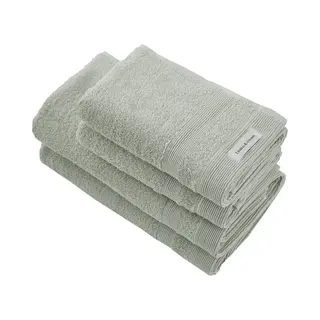 PandaHome L&G - Badhanddoeken Set - 4 Delig - 2 Handdoeken 50x100 Cm & 2 Badhanddoeken 70x140 Cm - 100% Katoen - Olive Groen – Towel Cadeau