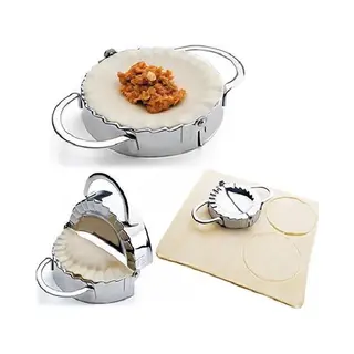 Lhl entreprise Ravioli / Dumpling / Empanada / Pastei Maker – Stalen Deegvormer Mal En Deeg Uitsteker In 1